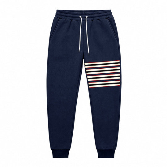 Herren Sportliche Jogginghose mit seitlichem Streifenpanel und Kordelzug Shop Nory