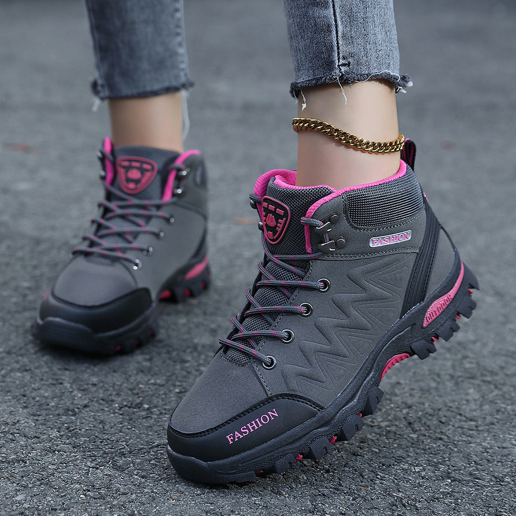 Damen Multifunktionale Wanderschuhe mit grober Profilsohle und wasserabweisendem Obermaterial Shopnory