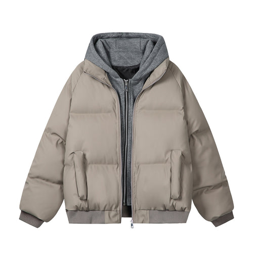 Damen Modische Steppjacke mit abnehmbarer Kapuze Shop Nory