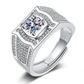 Damen eleganter Silberring mit funkelndem Zirkonia Shop Nory