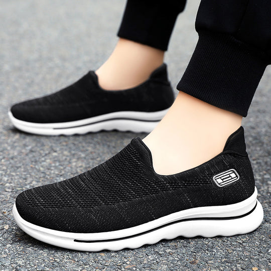 Damen nan Strick-Slip-On Komfortsneaker mit herausnehmbarem Memory-Fußbett und stoßdämpfender EVA-Zwischensohle Shop Nory