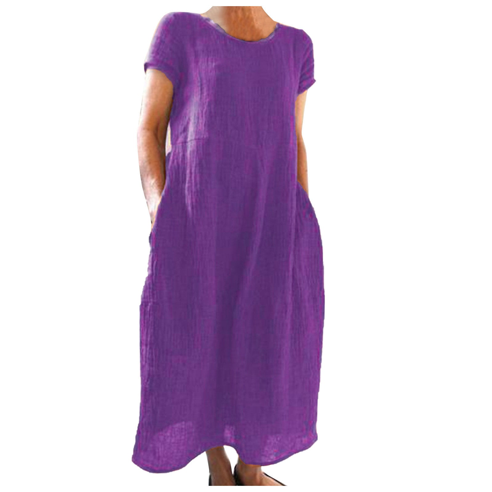 Damen Langarm Sommerkleid Shopnory