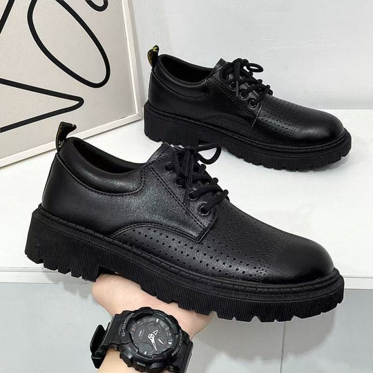 Herren Modische Schnürschuhe mit Robustem Profil Shop Nory