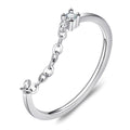 Damen Offener Ring mit funkelndem Zirkonia und elegantem Design Shop Nory