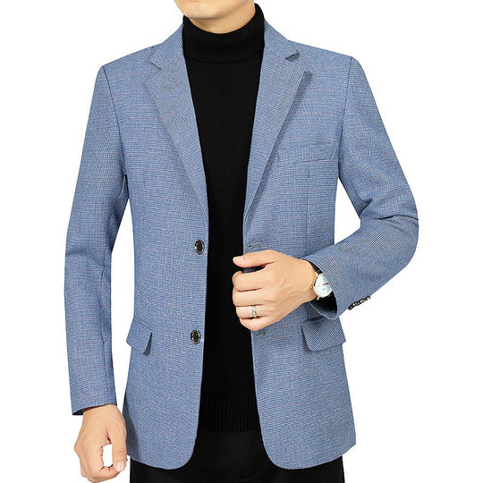 Herren Glencheck-Sakko Slim Fit aus Wollmischung mit dezentem Overcheck Shop Nory