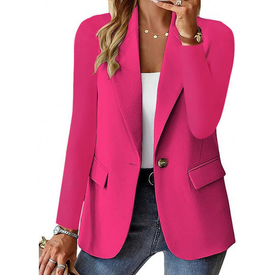 Damen Moderner Tailored Blazer mit elegante Knopfdetails