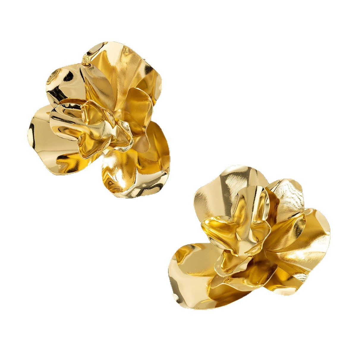Damen Haarschmuck aus goldbeschichtetem Metall im floralen Design Shop Nory