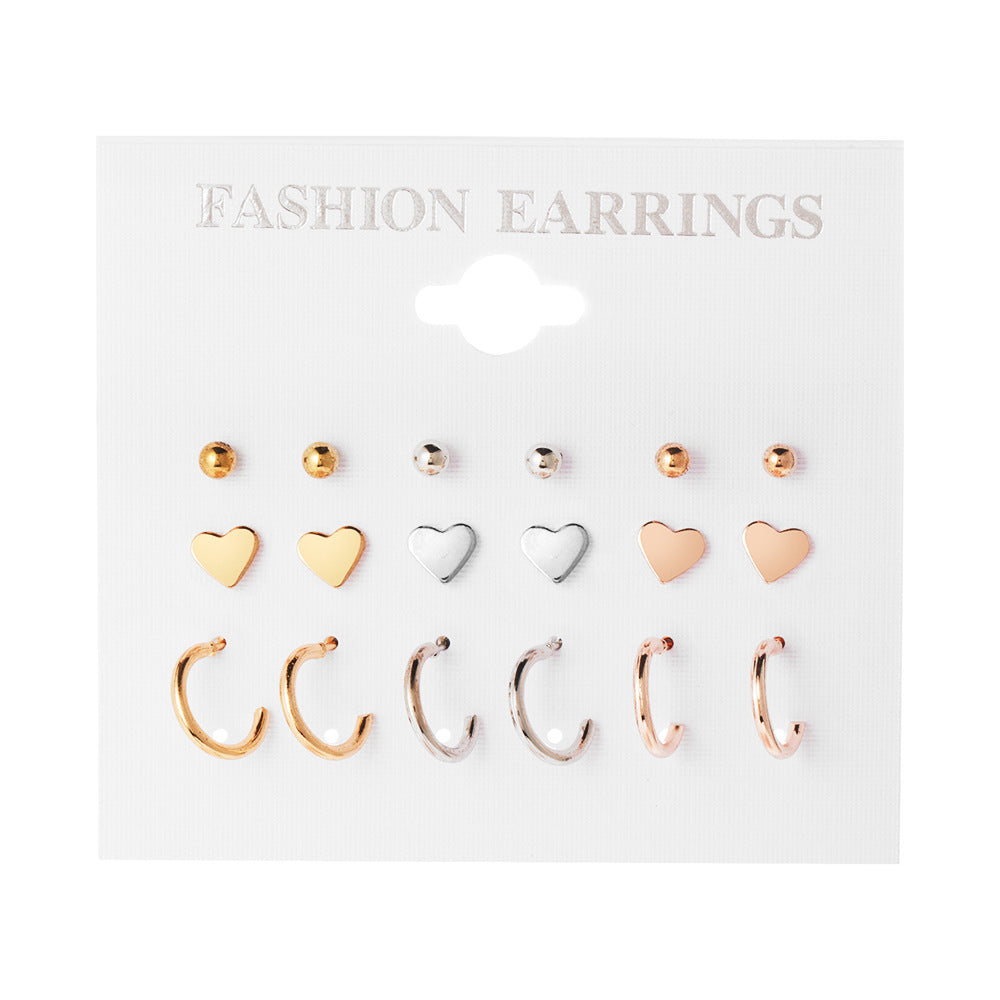 Damen Ohrringe Set aus verschiedenen eleganten Designs Shop Nory