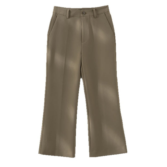 Damen Tailored-Stoffhose mit Bügelfalte, weiter Beinführung und Gürtelschlaufen Shop Nory