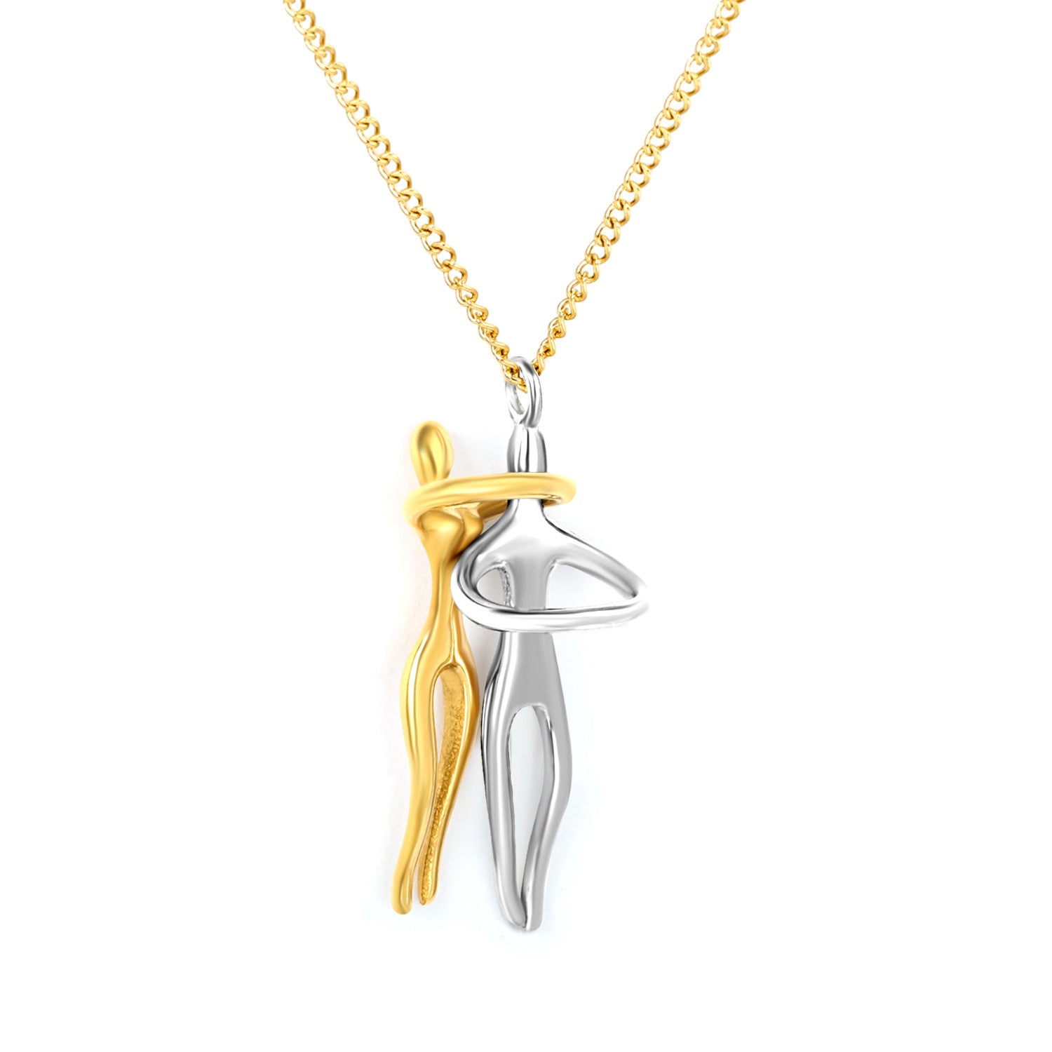 Damen Halskette mit stilvollem Figur-Anhänger aus hochwertigem Edelstahl Shop Nory