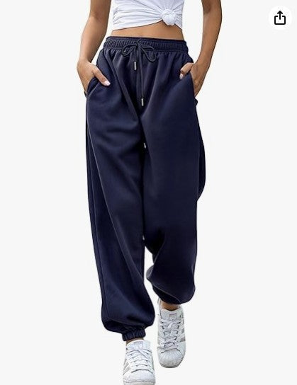 Damen nan lässige Jogginghose mit hohem Bund elastischen Knöchelabschlüssen und weichem Fleecefutter Shop Nory