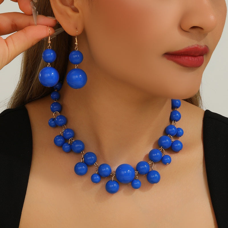 Damen Schmuckset mit gewagtem Perlen-Design Shop Nory