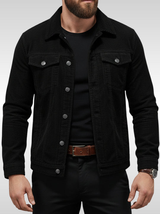 Herren Cordjacke mit Taschen