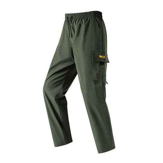 Herren Leichte Utility‑Cargohose mit elastischem Bund, Tunnelzug & seitlicher Klappentasche Shop Nory