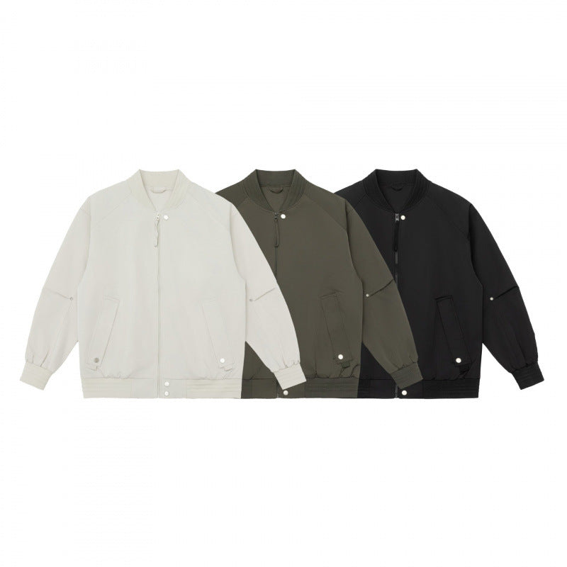 Unisex Leichtgewichtige Boxy‑Bomberjacke mit Raglanärmeln und Rippbündchen Shop Nory