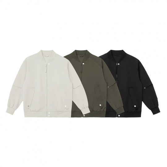 Unisex Leichtgewichtige Boxy‑Bomberjacke mit Raglanärmeln und Rippbündchen Shop Nory