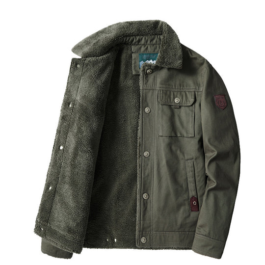 Herren Warm gefütterte Utility-Jacke Shop Nory