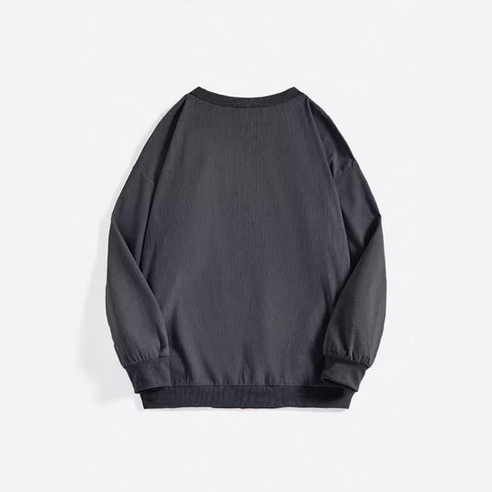 Damen Oversize Cord-Tunika mit Statement-Print Shop Nory