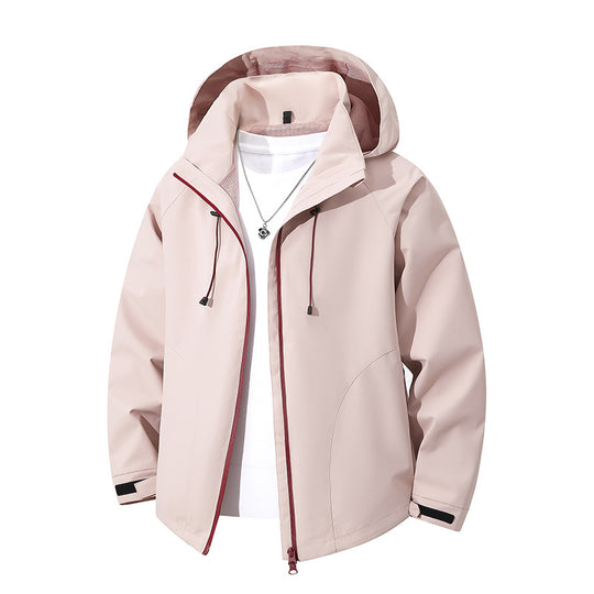 Damen leichte wasserabweisende Kapuzenjacke im technischen Comfort-Schnitt Shop Nory