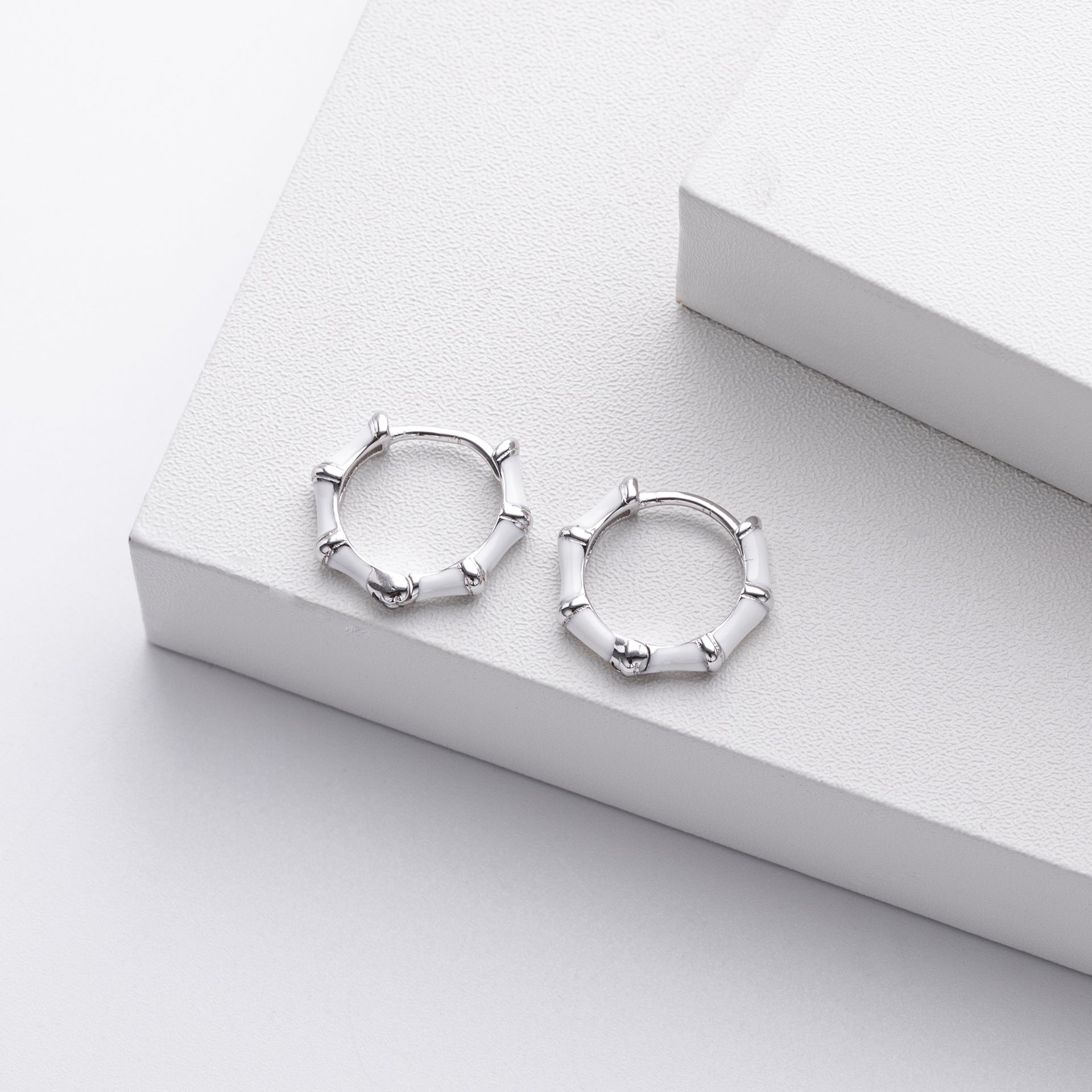 Damen Ohrstecker im modernen Bambusdesign Shop Nory