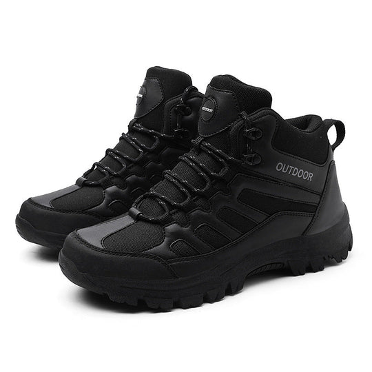 Damen Stabile und wetterfeste Wanderschuhe mit hohem Schaft