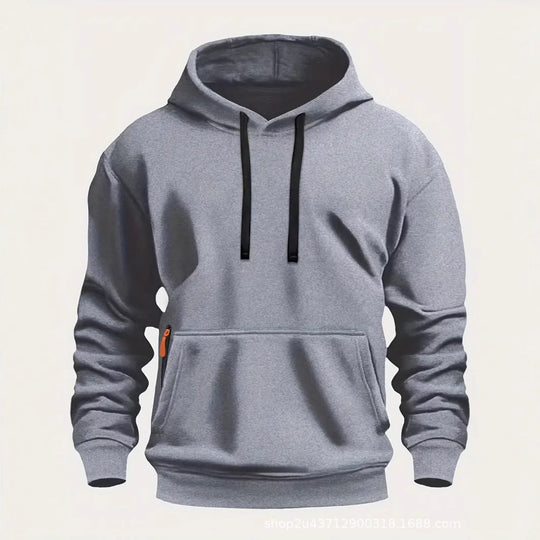 Herren sportlicher Kapuzenpullover mit praktischen Taschen und atmungsaktivem Material