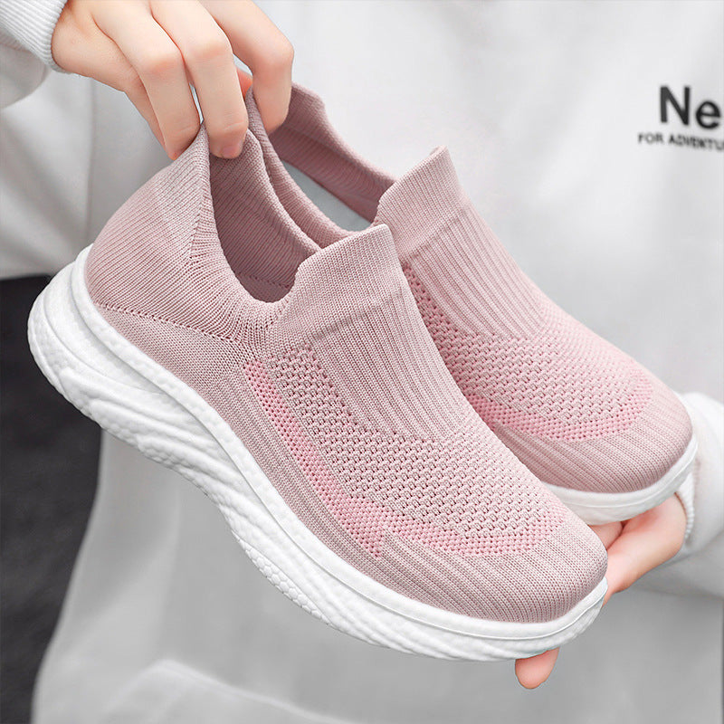 Damen nan nahtloser Strick-Sockensneaker mit extragel dämpfender Wave-EVA-Sohle Shop Nory