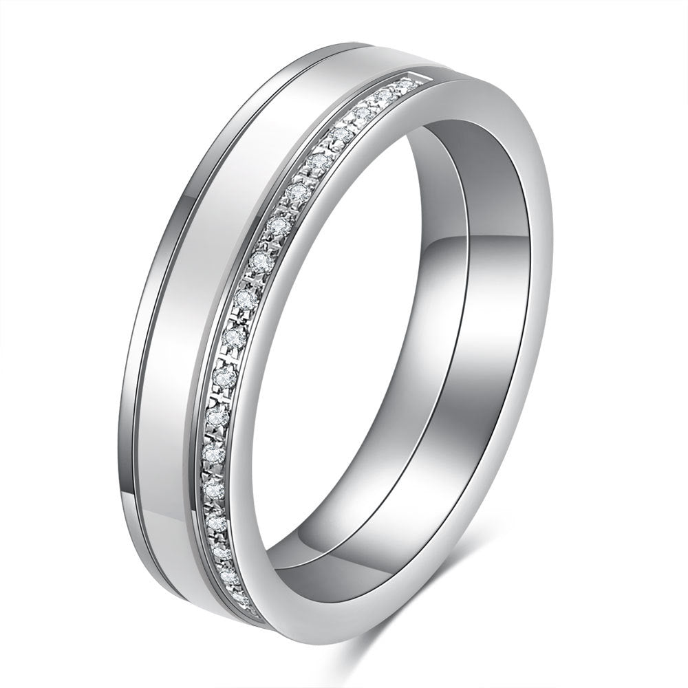 Herren Ring mit schwarzem Onyx und funkelndem Zirkonia-Shop Nory