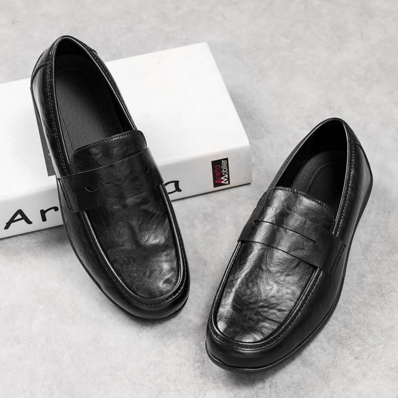 Herren Elegante Mokassins mit feinen Detailnähte Shop Nory
