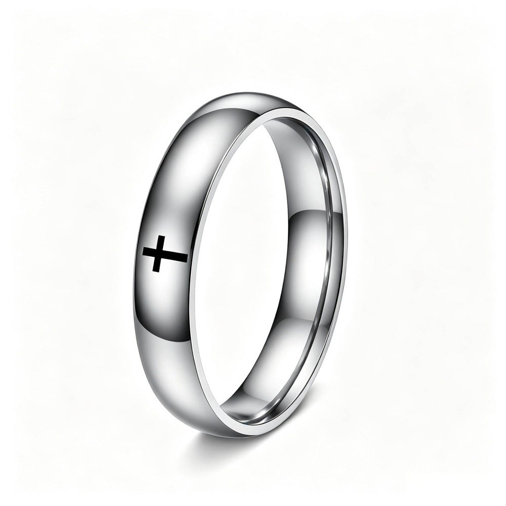 Herren Ring mit minimalistischer Plusgravur Shop Nory