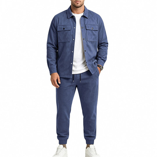 Herren Overshirt- und Jogginghose-Set aus weichem Baumwollmix Shop Nory