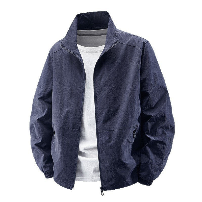 Herren Ultralight Technical Blousonjacke mit elastischen Bündchen, verdeckten Reißverschlusstaschen & atmungsaktivem Nylonmix Shop Nory
