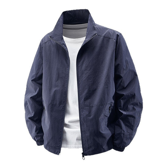 Herren Ultralight Technical Blousonjacke mit elastischen Bündchen, verdeckten Reißverschlusstaschen & atmungsaktivem Nylonmix Shop Nory