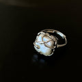 Damenring mit floralem Gitterdesign Shop Nory
