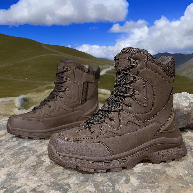 Herren leistungsstarke Tactical Boots mit rutschfester Sohle und atmungsaktiver Konstruktion