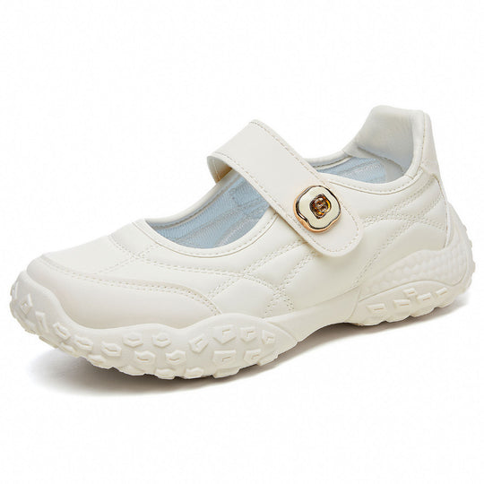 Damen nan sportive Mary-Jane Freizeitschuh mit verstellbarem Klettverschluss, gepolstertem Knöchelkragen und profiliertem Outdoor-Laufsohlen-System Shop Nory