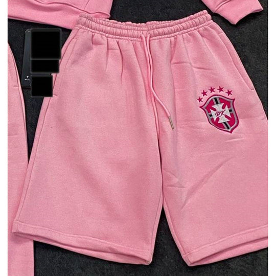Damen weite Jogginghose mit elastischem Bund, Tunnelzug und gesticktem Emblem Shop Nory