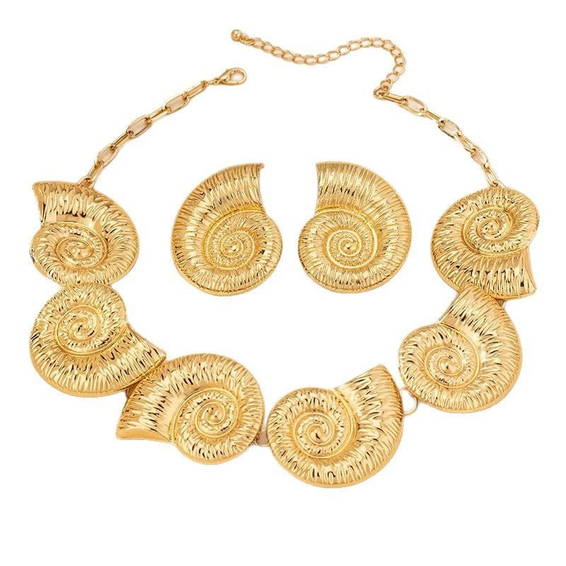 Damen Schmuckset mit Muschel-Design Shop Nory