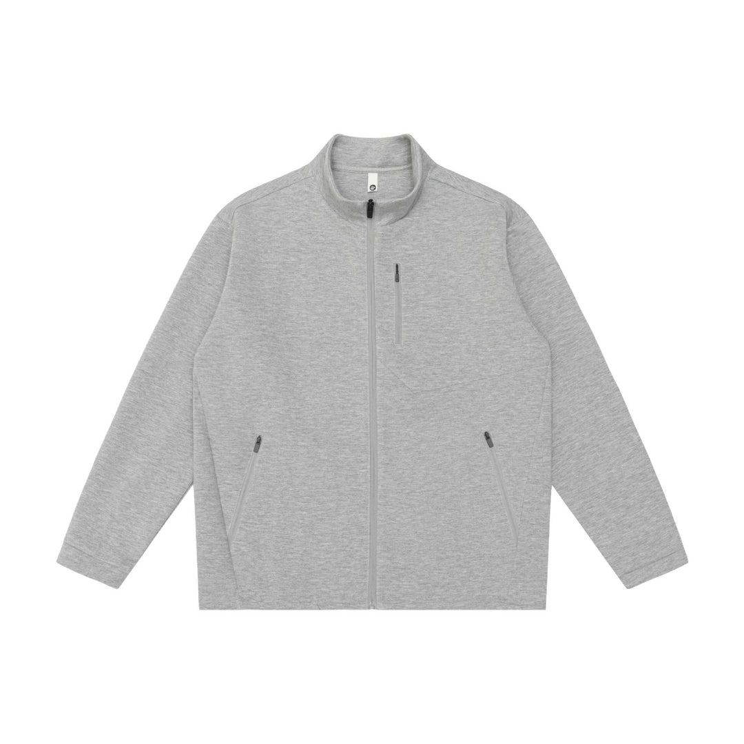 Unisex Minimalistische Kurzjacke mit Stehkragen und funktionalen Reißverschlusstaschen Shop Nory