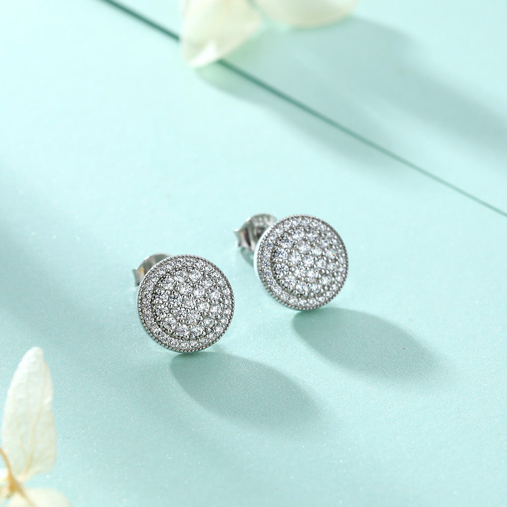 Damen Ohrstecker mit funkelndem Zirkonia-Pavé und elegantem Design Shop Nory