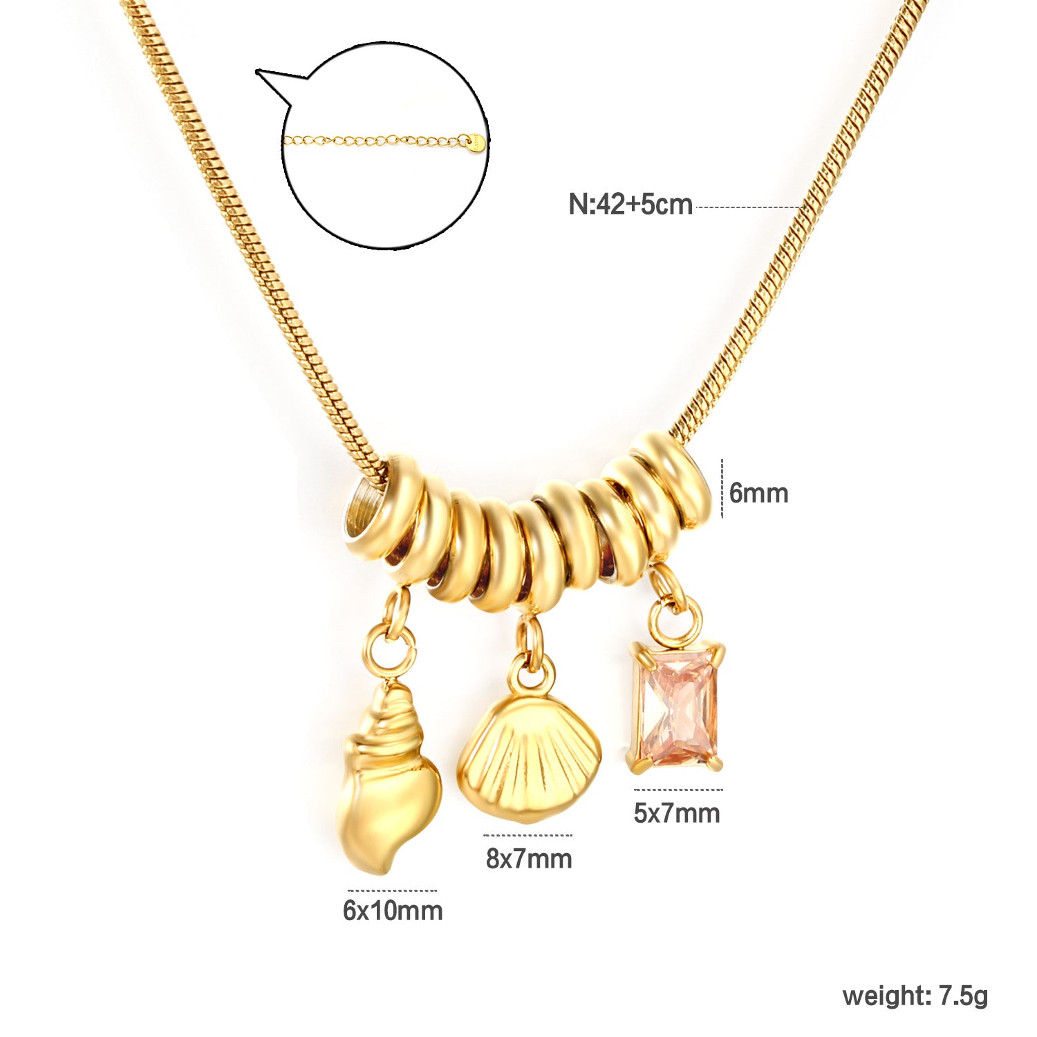 Damen Halskette mit Herzanhänger aus hochwertigem Edelstahl und stilvollem Zopfmuster Shop Nory