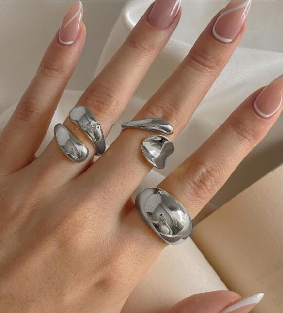 Damen Ring-Set mit modernen und kreativen Designvariationen Shop Nory