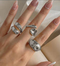 Damen Ring-Set mit modernen und kreativen Designvariationen Shop Nory