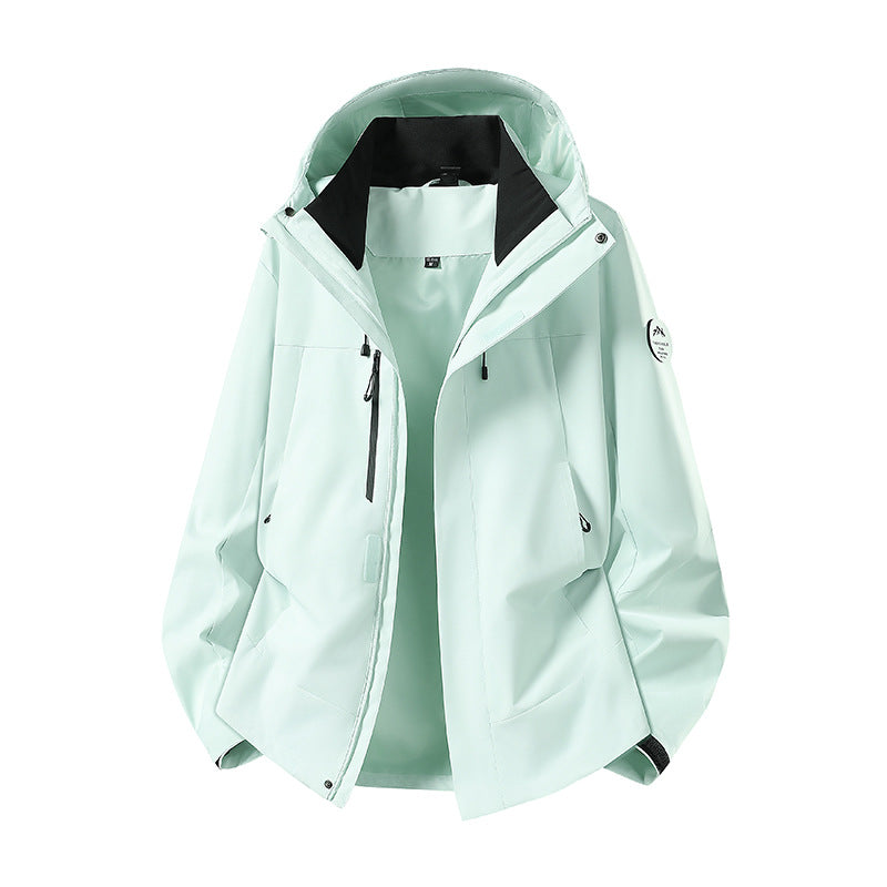 Herren wasserdichte Outdoorjacke mit abnehmbarer Fleece-Innenjacke Shop Nory