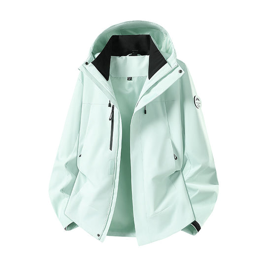 Herren wasserdichte Outdoorjacke mit abnehmbarer Fleece-Innenjacke Shop Nory