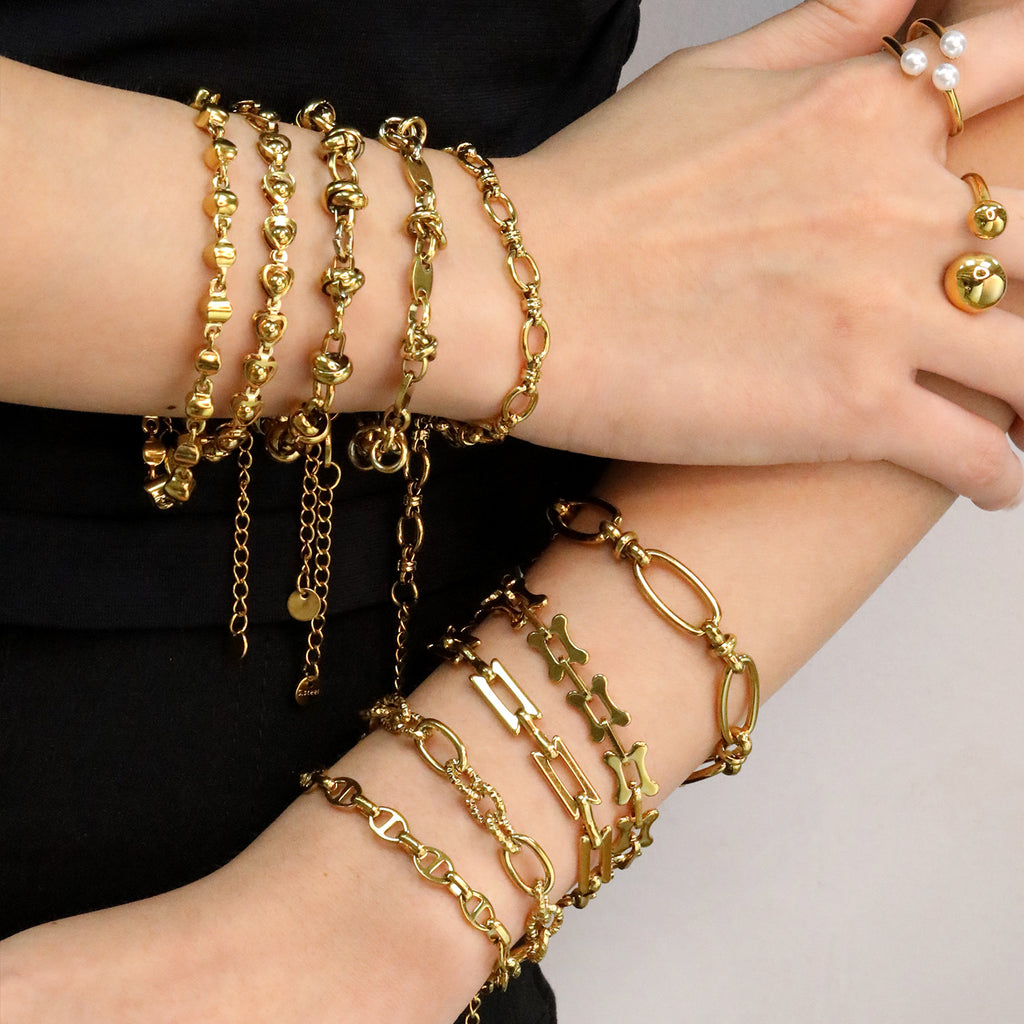 Damen modisches Armband mit eleganten Glieder-Design Shop Nory