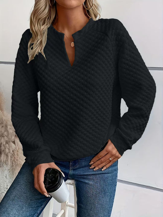 Damen Modischer Stehkragen Pullover Shop Nory