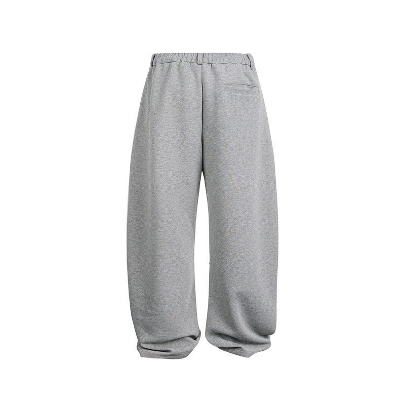 Damen Weite Cropped-Sweathose mit Gürtelschlaufen, Bundfalten und ballonförmigem Saum Shop Nory