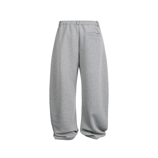 Damen Weite Cropped-Sweathose mit Gürtelschlaufen, Bundfalten und ballonförmigem Saum Shop Nory