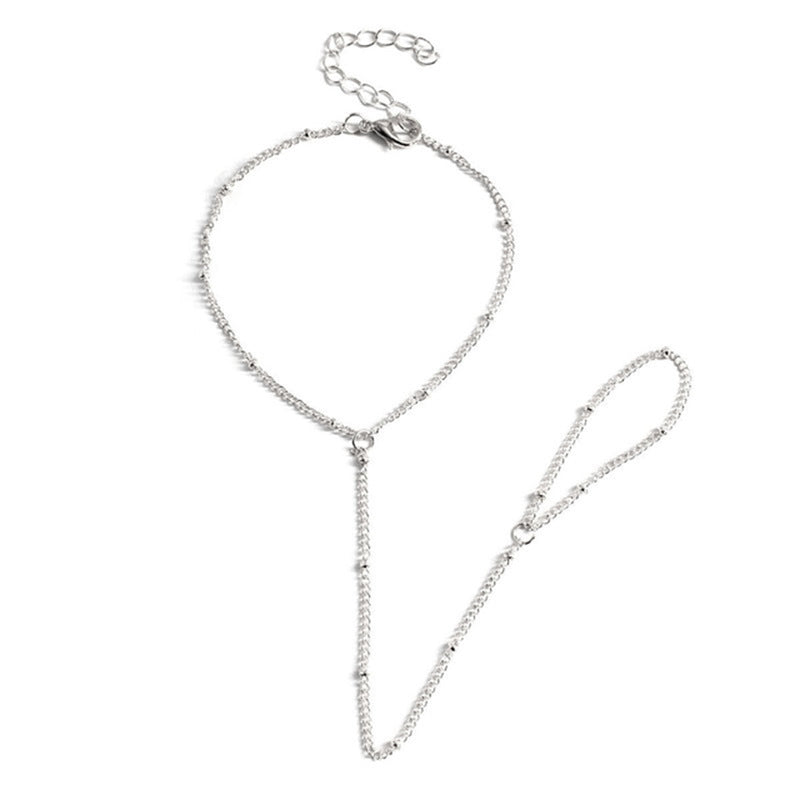 Damen Kette mit eleganten Perlenelementen Shop Nory